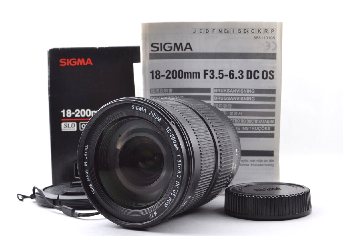 販売在庫 SIGMA 18-200mm F3.5-6.3 DC OS HSM Canon用 【公式通販】