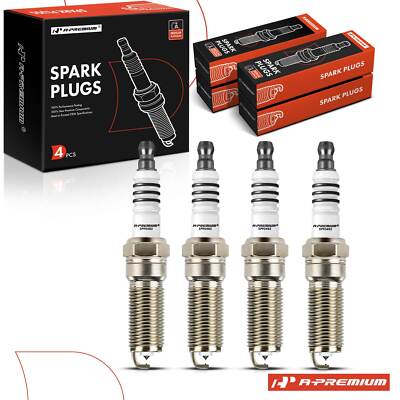 A-Premium 4x Iridium & Platinum Spark Plugs for Ford Focus Transit Connect 2.0L