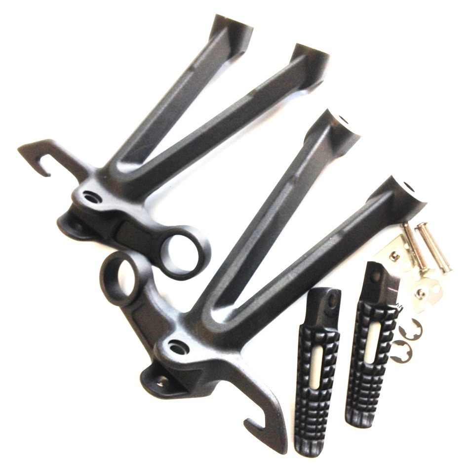 HTTMT Foot Peg For Suzuki GSXR GSXR1000 2007 2008 Black Rear Passenger