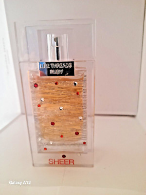 VINTAGE LA PRAIRIE LIFE THREADS RUBY SHEER EDP 50ML VAPO - 85 % VOLL