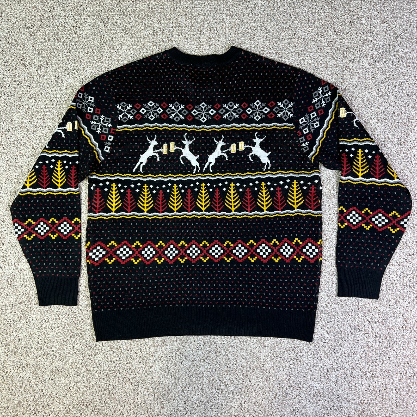 NEW Tipsy Elves Sweater Mens 3XL Black 