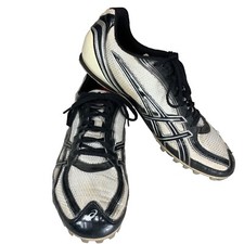 Asics Hyper MD Black Silver Track Field Spikes G901N Mens Size 12 Spike Key