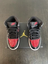 Size US 12.5 C (PS) 2021 Jordan 1 Retro OG High Patent Bred 2021