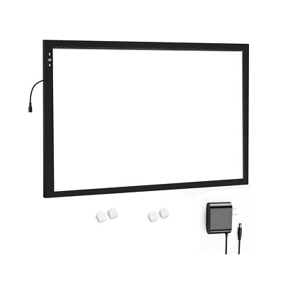 HSK A1 62 * 88CM Artist Light Box Light Pad Aluminium Frame Super Thin 6.6mm ...
