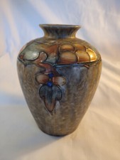 Art noueau Canston pottery Amphora vase England 8" Rare!