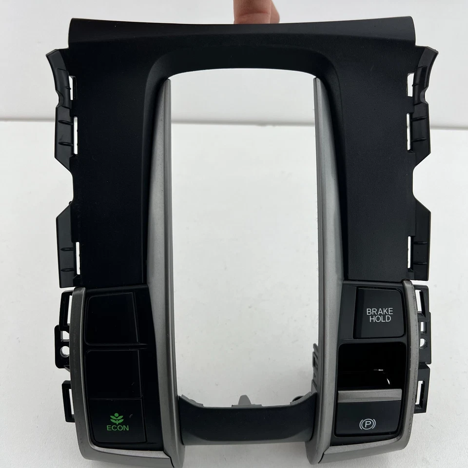 Honda Civic 10th Gen Automatic Shifter Surround Trim 05/2016-08/2021 - image 3 of 4