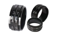 Knitters Pride Black Row Counter Rings