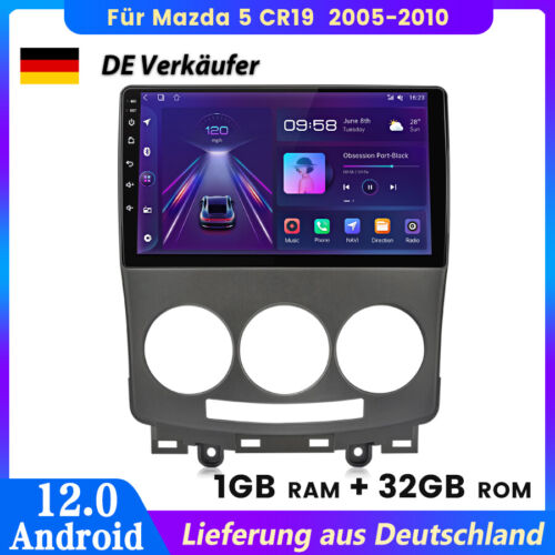 For Mazda 5 CR19 2005-2010 Car Stereo Android GPS Navi WIFI BT RDS SWC DAB+ 32GB - Picture 1 of 12