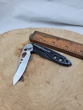 Leatherman Skeletool KB Pocket Knife Belt Clip Bottle Opener Black Single Blade