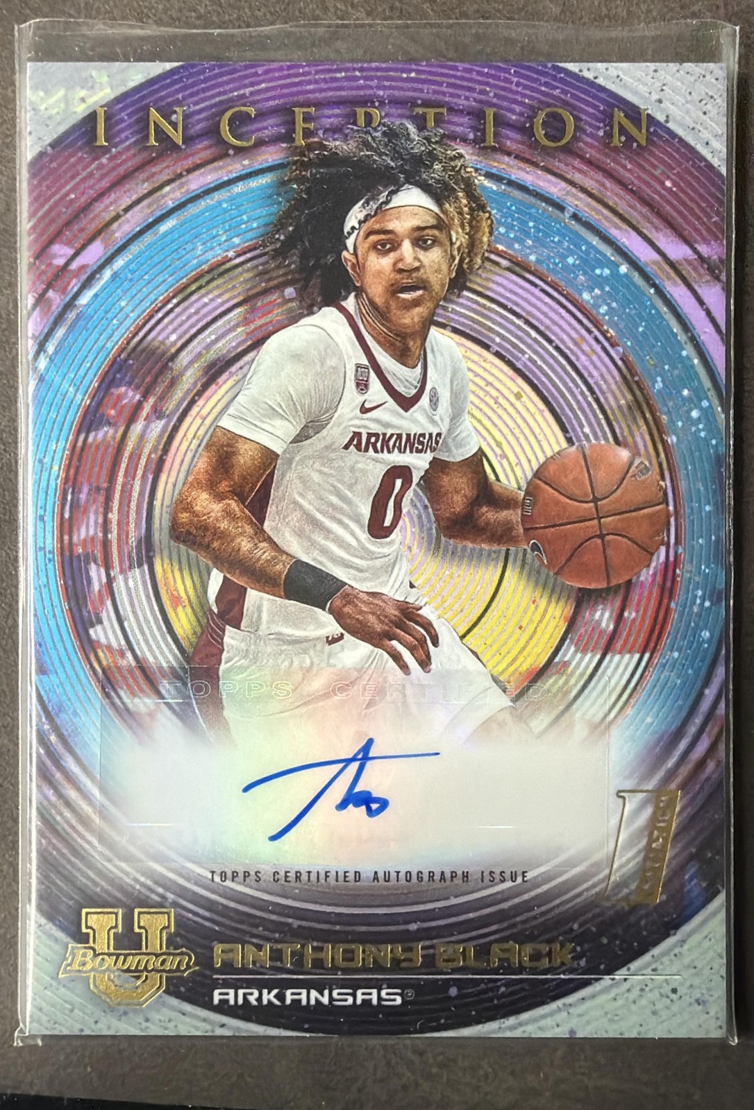 2022 Bowman University Inception Anthony Black #BIA-AB Auto