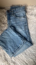 Cat & Jack Girls Size 6 Light Wash Blue Denim...