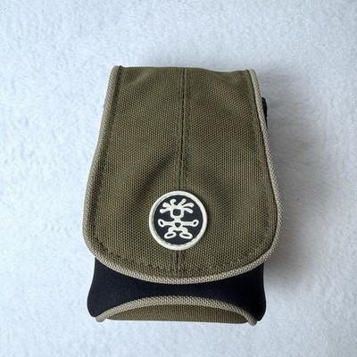 Crumpler Winkler Shock Proof Pouch Thirsty Al Camera Belt Case Olive/Black Case