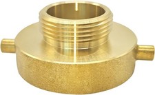 Joywayus Brass 2-1/2" NST 2-1/2 (NH) Female x 1-1/2 Male, 