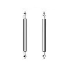 2x Spring Bars Pins Watch Strap Stainless Steel for 16/ 18/ 20/ 22/ 24mm Straps