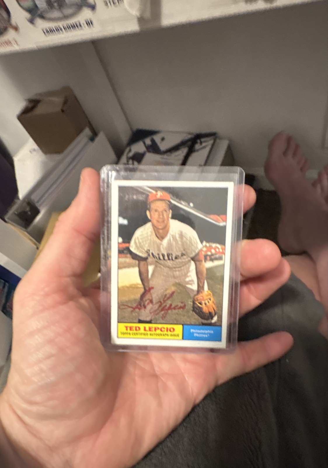 2010 Topps Heritage - Real One Autographs Ted Lepcio Red Ink /61