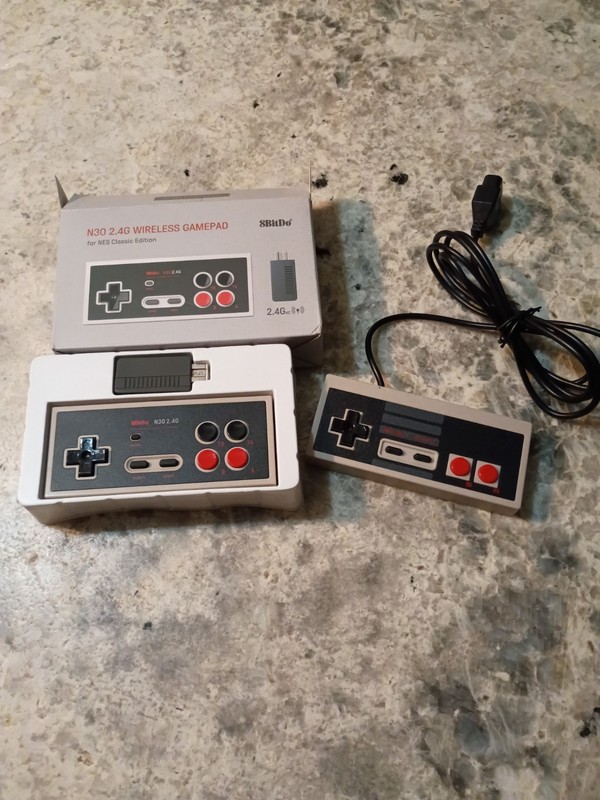 8BitDo N30 Wireless Gamepad 2.4G For NES Classic Plus Vintage Wired Controller