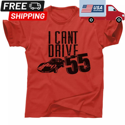Sammy Hagar 'I Can't Drive 55' T-Shirt, Red Classic Rock Tee, Size