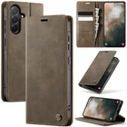 For Samsung S26 S25 Ultra S24 S23 S22 Plus Luxury Leather Wallet Flip Case Cover