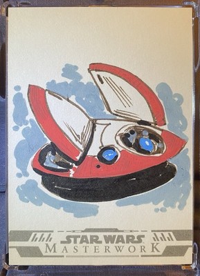 Topps Star Wars Masterwork Sketch Lola By Basak Kahraman Artist Signed 1/1