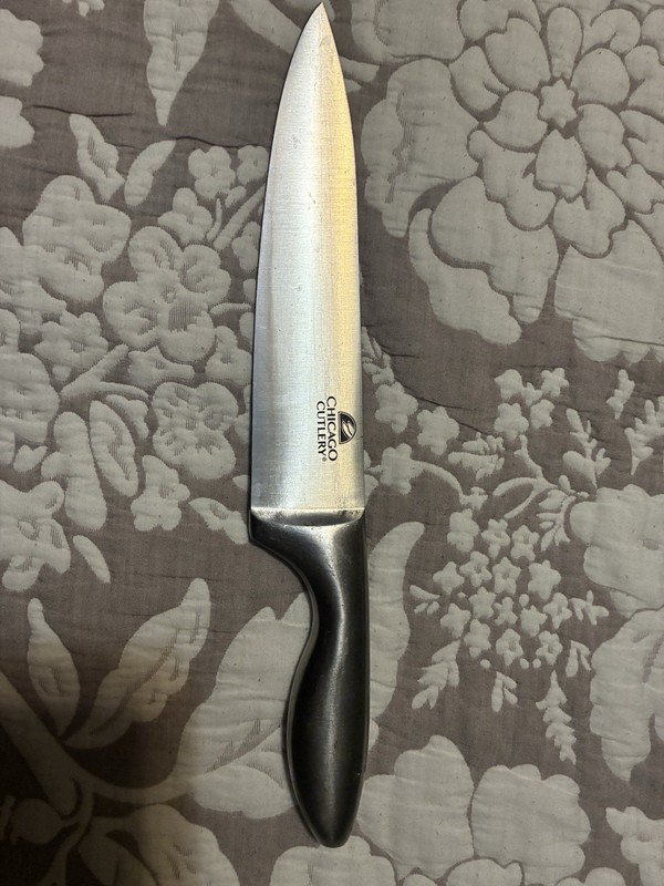 Chicago Cutlery 8" CHEF'S Knife, Forged, Stainless-Steel Handle