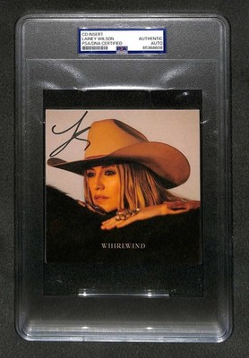 Signed Lainey Wilson Whirlwind Signed CD Insert Autographed Photo Auto PSA