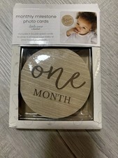 Little Pear Wooden Monthly Milestone Photo Cards Baby and Pregnancy- In Box