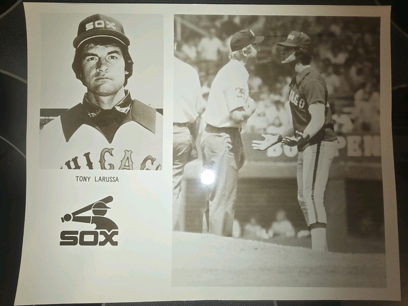 Tony LaRussa Chicago White Sox Baseball Photo Print Vintage Style