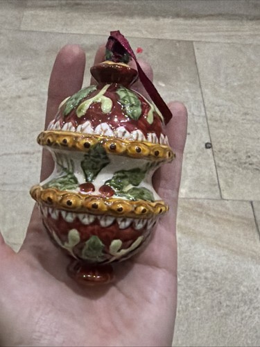 Villeroy & Boch 1748 Fantasy Christmas Ornament Mistelzweig mit Box - Bild 2 von 7