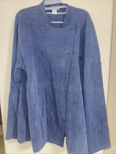 Vintage 90s New Unworn Chefwear Double Breasted Chef Coat Jacket Size L Made USA