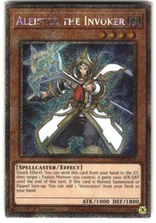 Aleister the Invoker (Alternate Art) RA04-EN024 Quarter Century Stampede Secret Rare