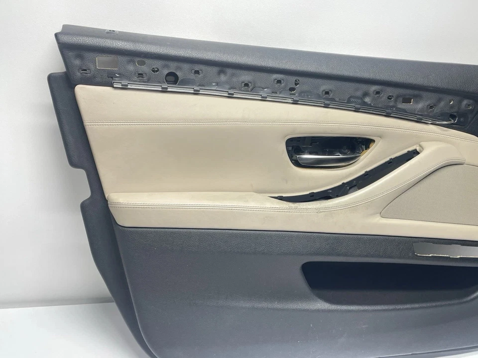 11-16 BMW F10 528i 535i conjunto de painel de porta interior dianteiro esquerdo fabricante de equipamento original - Imagem 3 de 4