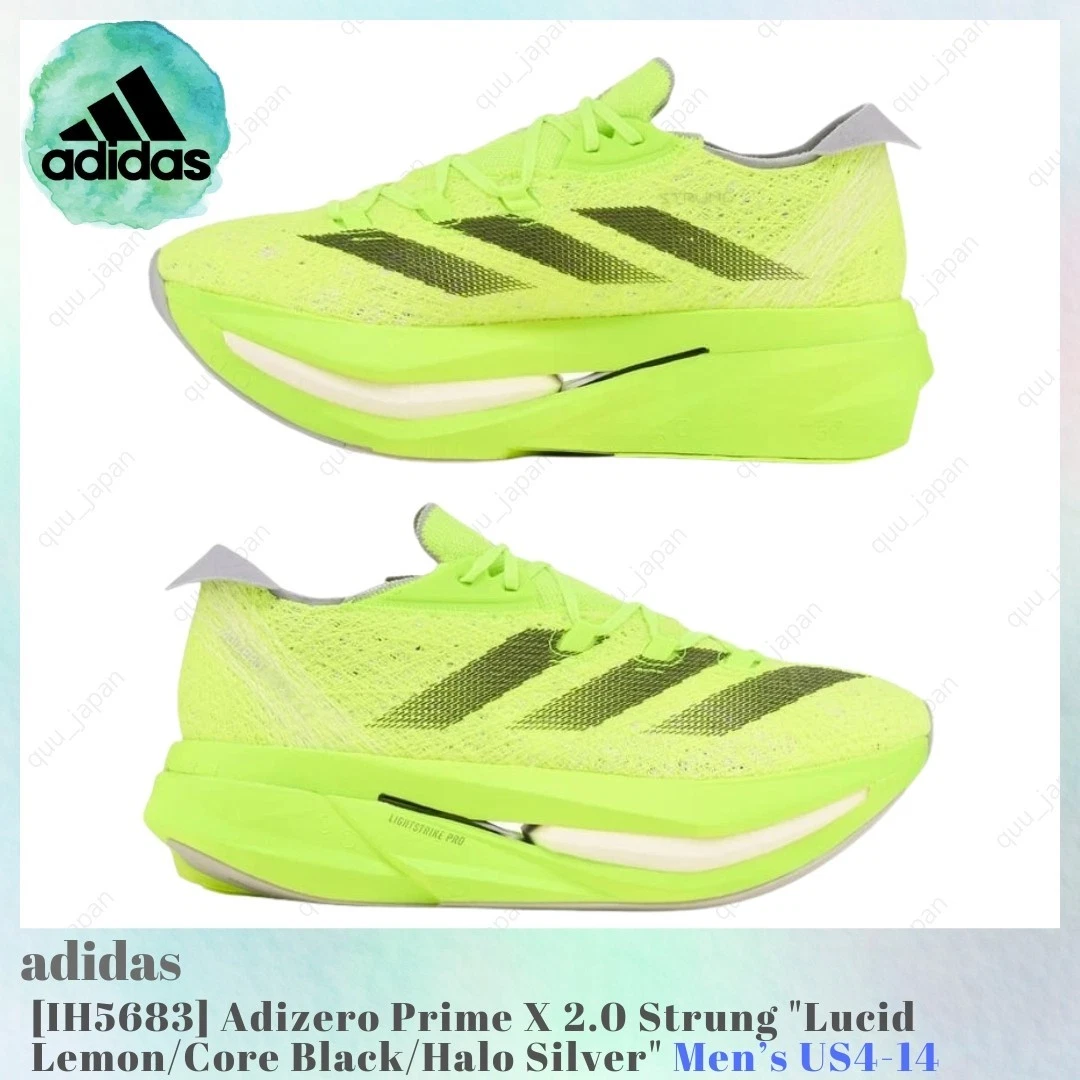 Adidas Adizero Prime X 2.0 Strung Lucid Lemon Black for sale  display picture 1