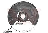 VAN Wezel Spritzblech, Bremsscheibe 3041372 FüR MERCEDES-BENZ
