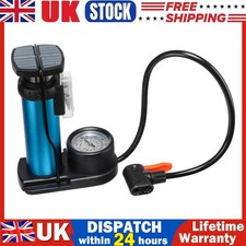 Potable Foot Pump For Car Tyres Bicycles Inflatables with 120PSI Pressure Gauge