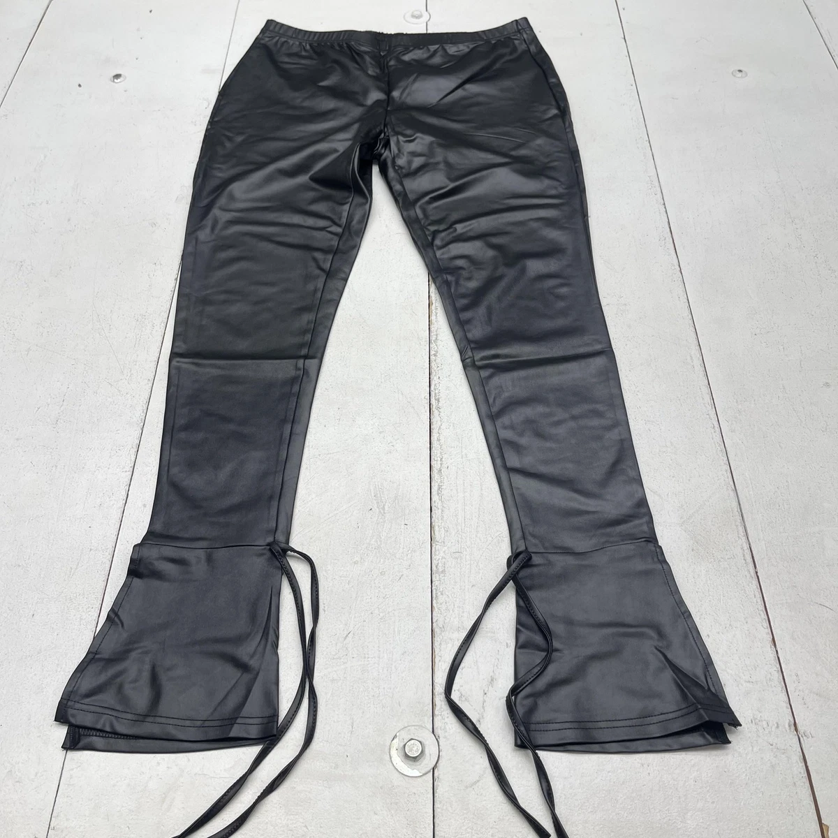 lace leather pants products for sale | eBay