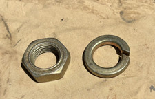 1965-1967 Mustang Fairlane Falcon Steering Box Pitman Arm Nut Washer 1 Sector 1965-1967 Mustang Fairlane Falcon Steering Box Pitman Arm Nut Washer 1 Sector