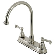 Kingston Brass KB374.FL 1.8 GPM Standard Kitchen Faucet - - Nickel