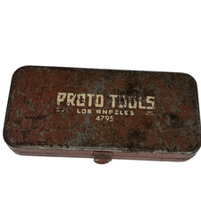 Vintage Proto Los Angeles 4795 Metal Red Tool Box Rare Made In The Usa