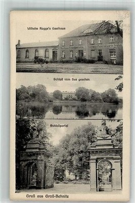 13663928 - 1551 Gross Behnitz Schloss Rogge Schlossportal Schlosssee Havelland