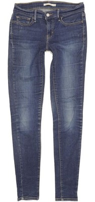 Levi's 710 Super Damen Jeans blau Skinny Slim Stretch W28 L32 (101649)