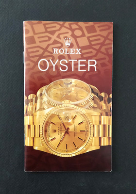 VINTAGE ROLEX OYSTER SWISS WATCHES 1992 CATALOG-BOOKLET