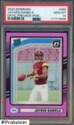2024 Donruss Optic Preview Pink #389 Jayden Daniels RC Rookie PSA 10 GEM MINT