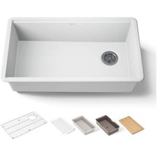New Kohler K-33710-PC-CM6 Billings 32-1-2 Undermount Single Basin Neoroc Composi