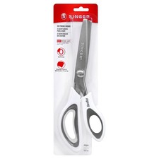 SINGER 9" Pinking Shears - Zig Zag Scissors for Fabric 9 inches, White Floral