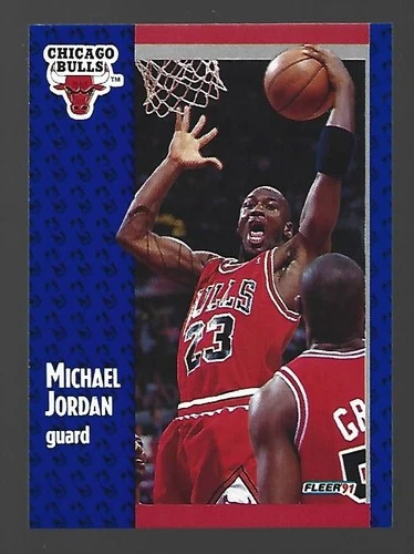 1991-92 Fleer #29 MICHAEL JORDAN ~ Bulls
