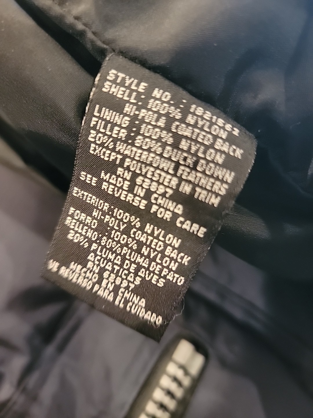 XXL First DOWN PUFFER JACKET Defective Zipper SEE… - image 6