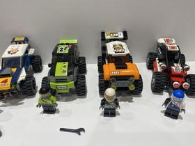LEGO CITY Vehicles Monster Trucks & Race Cars 60055 Complete Set 5+