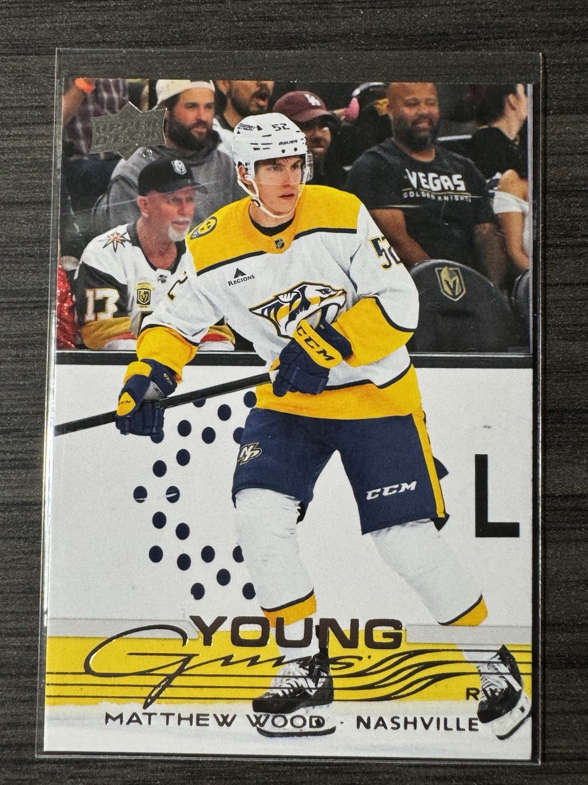 2025-26 Upper Deck Series 1 - Matthew Wood #228 YOUNG GUNS (RC)