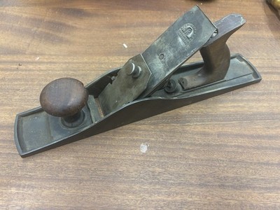 Palmers and Storkes patent Metallic Plane Company Triple Lever Jack plane