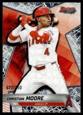 2025 Bowman's Best Laser Refractor Christian Moore /250 Angels #TP-2 C25